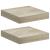 Rafturi perete suspendate, 2 buc., stejar, 23x23,5x3,8 cm, MDF GartenMobel Dekor