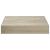 Rafturi perete suspendate, 4 buc., stejar, 23x23,5x3,8 cm, MDF GartenMobel Dekor