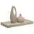Raft de perete suspendat, stejar, 50x23x3,8 cm, MDF GartenMobel Dekor