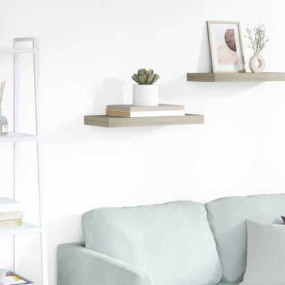 Raft de perete suspendat, stejar, 50x23x3,8 cm, MDF GartenMobel Dekor