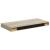 Rafturi de perete suspendate, 2 buc., stejar, 50x23x3,8 cm, MDF GartenMobel Dekor
