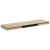 Rafturi de perete suspendate 2 buc., stejar, 80x23,5x3,8 cm MDF GartenMobel Dekor