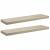 Rafturi de perete suspendate 2 buc., stejar, 90x23,5x3,8 cm MDF GartenMobel Dekor