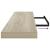 Rafturi perete suspendate, 2 buc., stejar, 120x23,5x3,8 cm, MDF GartenMobel Dekor