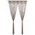 Perdea macrame, gri taupe,140 x 240 cm, bumbac GartenMobel Dekor