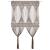 Perdea macrame, gri taupe,140 x 240 cm, bumbac GartenMobel Dekor