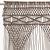 Perdea macrame, gri taupe,140 x 240 cm, bumbac GartenMobel Dekor