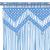 Perdea macrame, albastru, 140 x 240 cm, bumbac GartenMobel Dekor