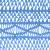 Perdea macrame, albastru, 140 x 240 cm, bumbac GartenMobel Dekor