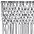 Perdea macrame, antracit, 140 x 240 cm, bumbac GartenMobel Dekor