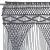 Perdea macrame, antracit, 140 x 240 cm, bumbac GartenMobel Dekor