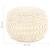 Taburet puf macrame lucrat manual, 45 x 30 cm, bumbac GartenMobel Dekor