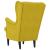 Fotoliu, galben muștar, catifea GartenMobel Dekor