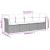 Set mobilier de grădină cu perne, 4 piese, negru, poliratan GartenMobel Dekor