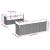 Set canapele de grădină cu perne, 8 piese, gri, poliratan GartenMobel Dekor