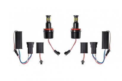 Lămpi LED albe potrivite pentru ochii de înger fabricați H8 120W CREE Performance AutoTuning