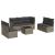 Set canapele de grădină cu perne, 8 piese, gri, poliratan GartenMobel Dekor