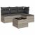Set canapele de grădină cu perne, 5 piese gri deschis poliratan GartenMobel Dekor