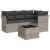 Set canapele de grădină cu perne, 5 piese gri deschis poliratan GartenMobel Dekor