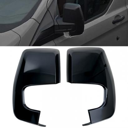 Capace oglinzi negru lucios pentru înlocuire, potrivite pentru Ford Transit Custom 12-23 Performance AutoTuning