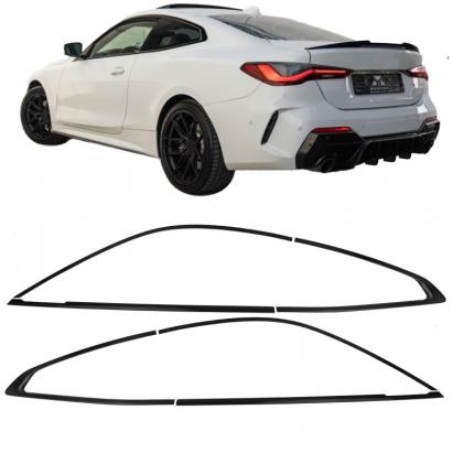 Set de garnituri Shadow Line Gloss Black potrivit pentru BMW G22 Coupe Seria 4 Performance AutoTuning