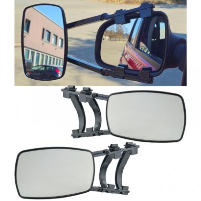 Set oglinzi pentru caravană, oglindă pentru remorcă, oglindă clip-on, universală pentru mașini și autobuze Performance AutoTuning