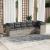 Set canapele de grădină cu perne, 6 piese gri deschis poliratan GartenMobel Dekor