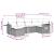 Set canapele de grădină cu perne, 7 piese, negru, poliratan GartenMobel Dekor