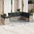 Set canapele de grădină cu perne, 9 piese gri deschis poliratan GartenMobel Dekor