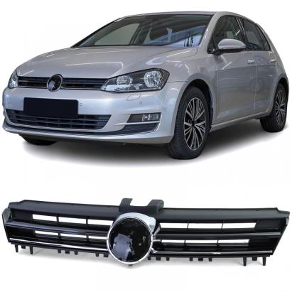 Grilaj sport negru lucios cu detalii cromate, potrivit pentru VW Golf 7, inclusiv GTI 12-17 Performance AutoTuning