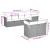 Set canapele de grădină cu perne, 7 piese, negru, poliratan GartenMobel Dekor