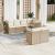 Set canapele de grădină, 7 piese, cu perne, bej, poliratan GartenMobel Dekor