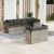 Set canapele de grădină cu perne, 7piese gri deschis poliratan GartenMobel Dekor