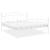 Cadru de pat, alb, 140x200 cm, metal GartenMobel Dekor