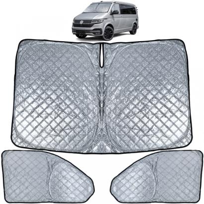 Set de parasolar blackout în 3 piese, potrivit pentru VW Bus Transporter T6.1 din 2019 Performance AutoTuning