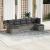 Set canapele de grădină, 7 piese, cu perne, gri, poliratan GartenMobel Dekor