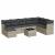 Set canapele de grădină cu perne, 9 piese gri deschis poliratan GartenMobel Dekor