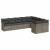 Set canapele de grădină, 9 piese, cu perne, gri, poliratan GartenMobel Dekor