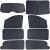 Set de 8 piese pentru protecție solară blackout, potrivit pentru Mercedes Vito Viano W639 2003-2014 Performance AutoTuning