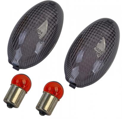 Lentile de semnalizare pentru motocicletă, nuanțate, pereche, potrivite pentru Ducati Monster / Victory Performance AutoTuning