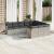 Set canapele de grădină cu perne 10 piese gri deschis poliratan GartenMobel Dekor