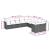 Set canapele de grădină cu perne, 10 piese, negru, poliratan GartenMobel Dekor