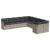 Set canapele de grădină cu perne 10 piese gri deschis poliratan GartenMobel Dekor