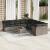 Set canapele de grădină cu perne, 11 piese, gri, poliratan GartenMobel Dekor