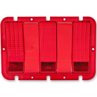 Lumina spate din sticlă roșie potrivită pentru Ford Mustang 67-68 Performance AutoTuning