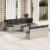 Set canapele de grădină cu perne, 11 piese, gri, poliratan GartenMobel Dekor