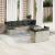 Set canapele de grădină cu perne, 9 piese gri deschis poliratan GartenMobel Dekor