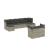 Set canapele de grădină cu perne, 9 piese gri deschis poliratan GartenMobel Dekor