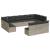 Set canapele de grădină cu perne, 13piese gri deschis poliratan GartenMobel Dekor