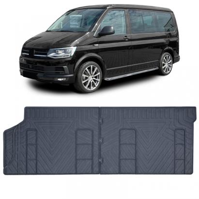 Covor de cauciuc premium 2 piese 1a linie spate potrivit pentru VW Bus T5 T6 T6.1 Performance AutoTuning
